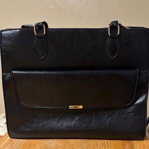 Elegant Black Tote Bag
